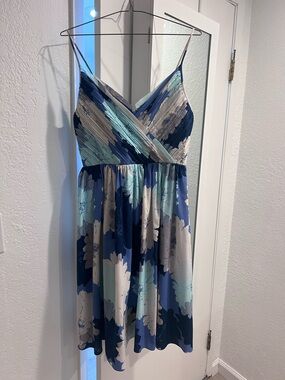 Banana Republic Blue Multi Floral  Sundress